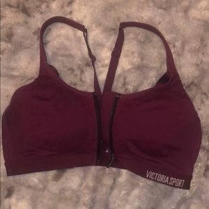 Victoria Secret zipper sports bra
